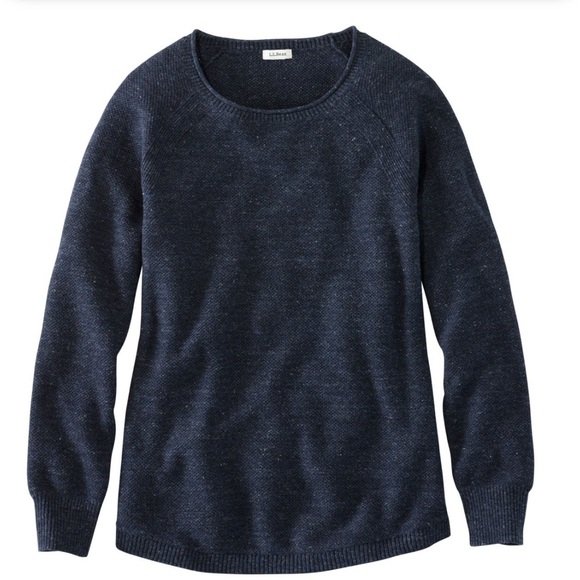 LL Bean Sweater ElKnit Pullover Raglan 504220 - Picture 4 of 4